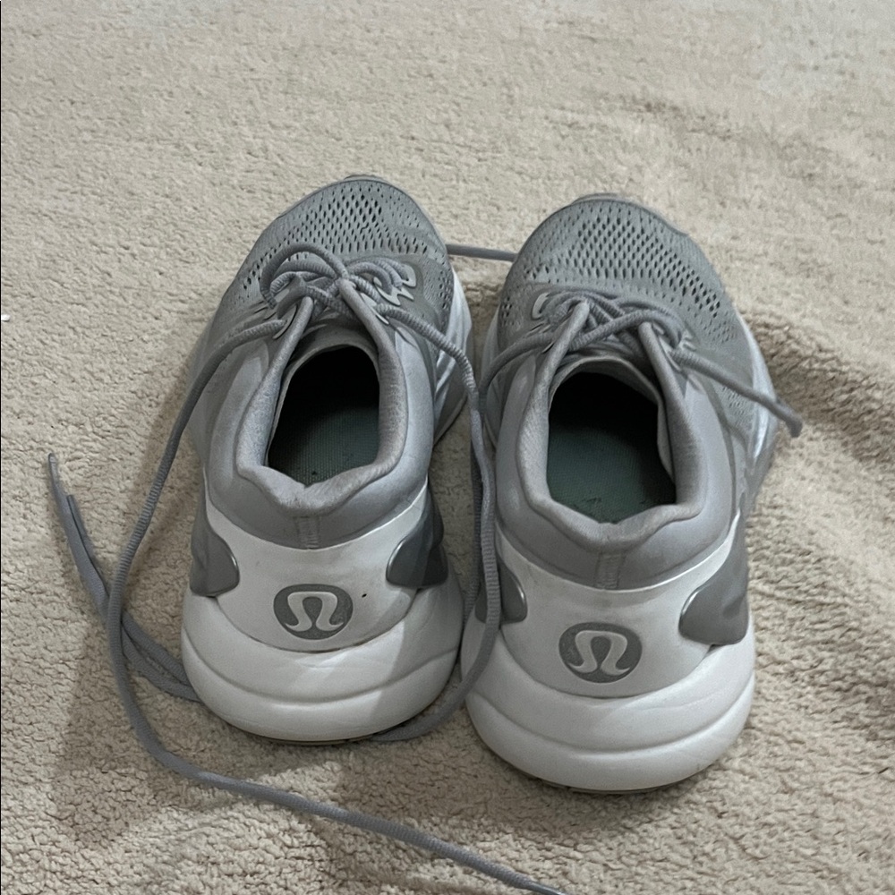 lululemon athletica Gray and White Sneakers
